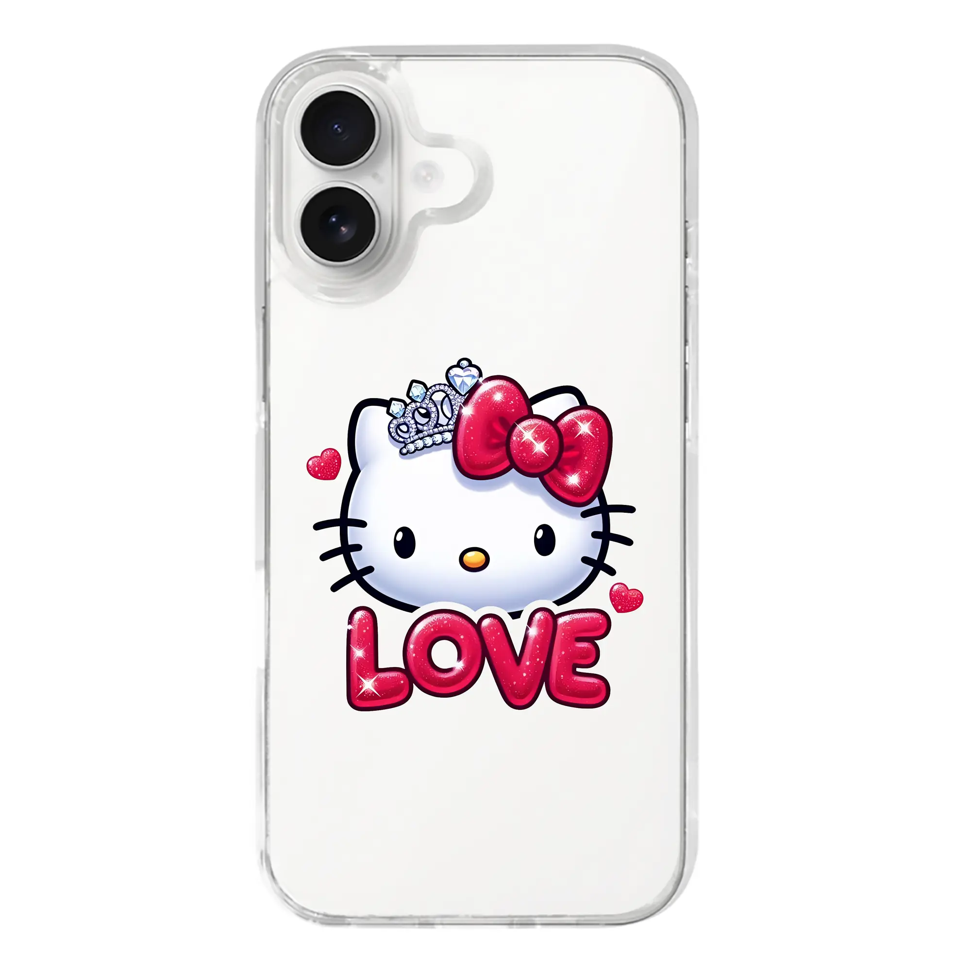 サンリオ グッズ,ハローキティ - iPhone 17シリーズ 透明スマホケース – 薄型・耐衝撃・精密フィット保護カバー